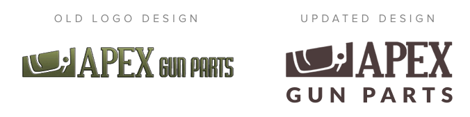 Apex Gun Parts Logo Redesign