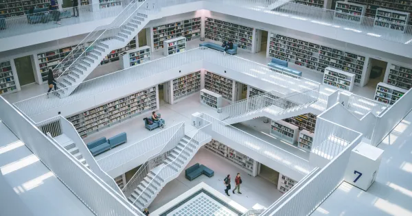 Futuristic library